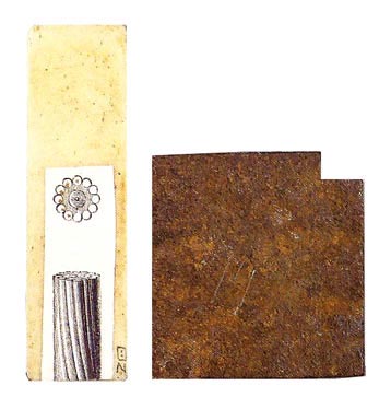 Wire, 65 x 65 mm, Piano key, Paris catalog